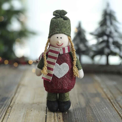 

Siaonvr Christmas Snowman Doll Christmas Child Gift Toy Table Decoration For Home