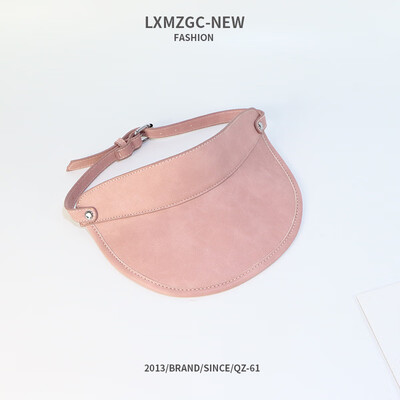 

high-quality Pu leather small crowd design of empty cap female spring&summer caps