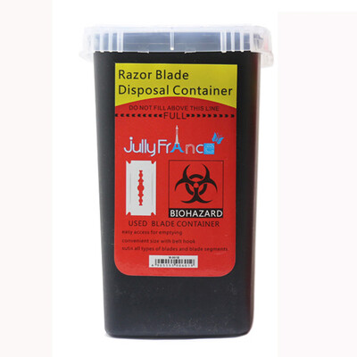 

Toponeto Tattoo Needles Garbage Container Danger Waste Sharp Weapon Storage Barrel Fash