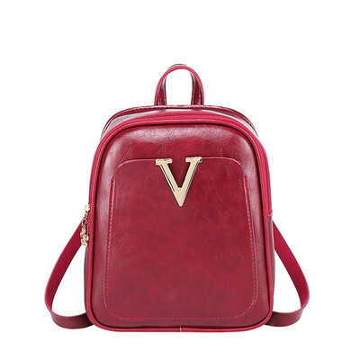 

Vintage New Women Durable Fashion Casual All-match Large Capacity Backpack Oil Wax Leather Purse Crossbody Bag