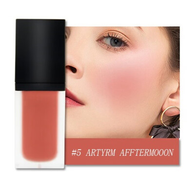 

Makeup Face Liquid Blusher Sleek Silky Blush Color Lasts Long 5 Colors Natural Moist Cheek Blush Face Contour Make Up