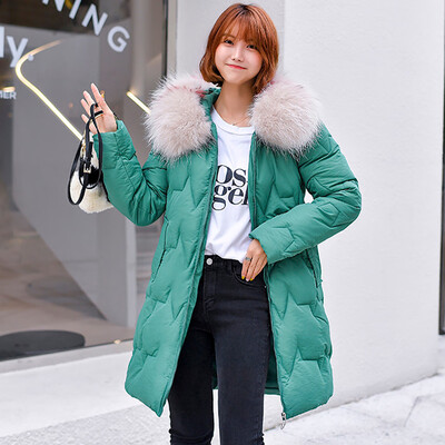 

Roseonmyhand Women Winter Warm Coat Hooded Thick Warm Loose Pocket Jacket Long Overcoat