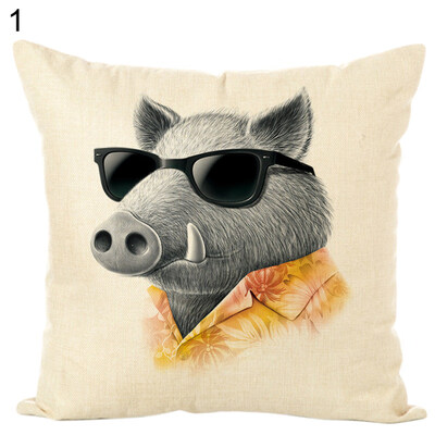 

Kiwi BirdBoarDeerSheepRabbit Throw Pillow Case Cushion Cover Sofa Bed Decor
