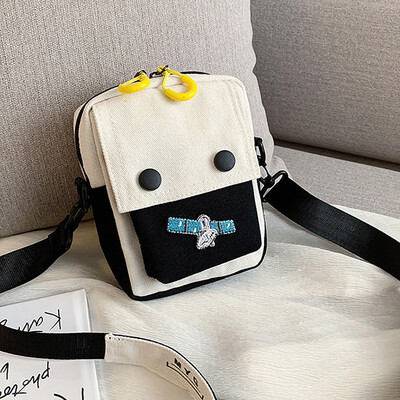 

Tailored Women Fashion Canvas Solid Coin Purse Shoulder Tote Handbag Casual Bag