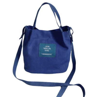 

Women Casual Candy Color Canvas Storage Pouch Crossbody Shoulder Bag Handbag