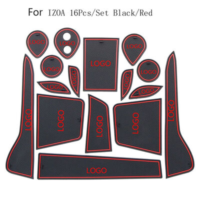

16pcs Replacement for IZOA Cup Mat Door Gate Slot Pad Storage Box Mat Car Interior Accessories