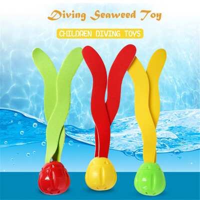 

YIWULA3Pcs Diving Underwater Swimming Colorful Pool Sink Training Diving Seaweed Toy