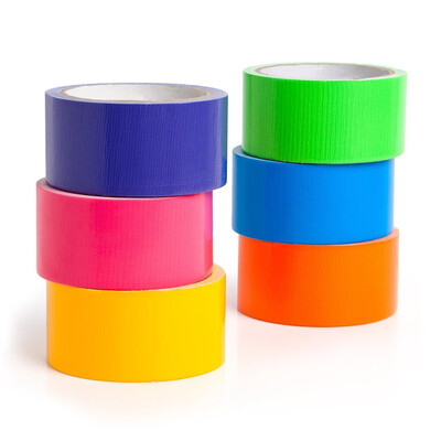 

Siaonvr Multi Colored Duct Tape 6 Colors 10 yards x 2 inch rolls Girls & Boys Kids Craft