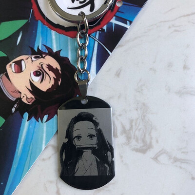 

Fat Bear Anime Demon Slayer Kimetsu no Yaiba rubber Keychain Key Ring Race Straps
