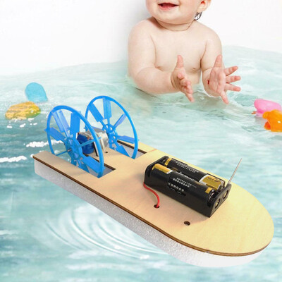 

YIWULADIY Electronic Assembly Boat Model Toy Scientific Experiment Toy For Kids Gifts