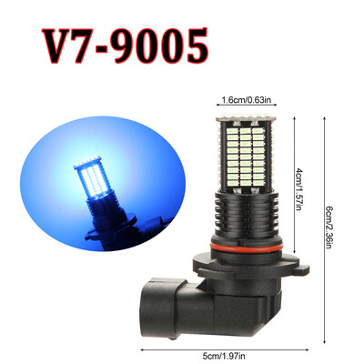 

2Pcs HB3 LED Car Fog Lights Bulb 8000K 12V-24V White 3030SMD IP68 Auto Driving