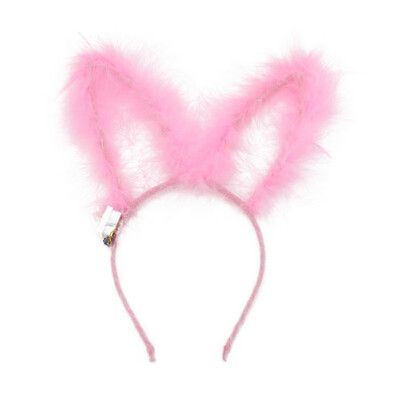 

LED Light Up Headband Plush Ear Glowing Hair Band Glow Party Headwear Supplies Gift Holiday Glow Supplies