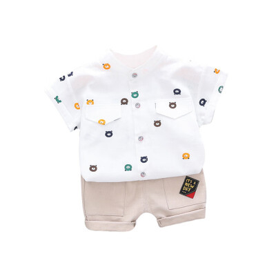 

Children Casual Outfits Set Summer Boy Clothes Set T-shirtShorts Casual Outfits Kids Boy Clothes Sets