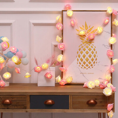 

Led Rose Flower Christmas Holiday String Lights For Valentines Day Gift Wedding Party Birthday Home Decoration 1020 Led Lamp