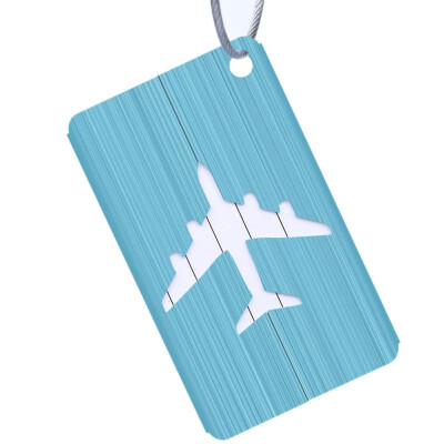 

Aluminum luggage tag luggage tag business tag drawing box accessories luggage tag customization