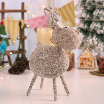 

Tailored Christmas Toys Sled Snowman Elk Shape Portable Cartoon Deer Pattern Snowman