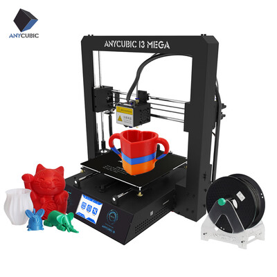 

Anycubic MEGA i3 3D Printer Metal Frame Support Auto Leveling Filament Detect Intelligent Resume with 35" Touchscreen Heatbed