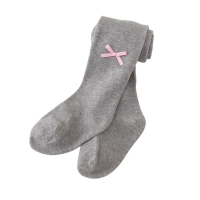

Infant Tights Girls Leg Warmer Children Baby Fall Stockings Cotton Tights With Bowknot