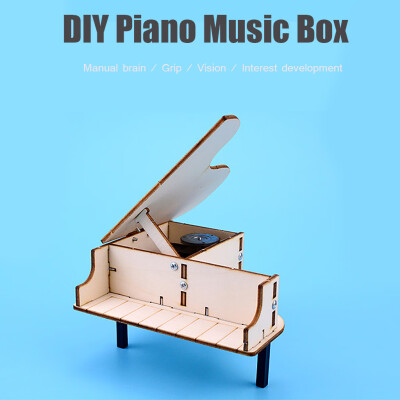 

Siaonvr Educational Intelligent DIY Piano Music Box DIY Electric Toys For Children