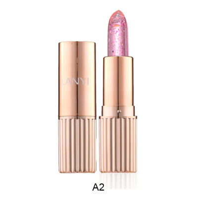 

Gold Foil Jelly Lipstick Waterproof Smooth Fine Lines Color Changing Moisturizing Lipstick