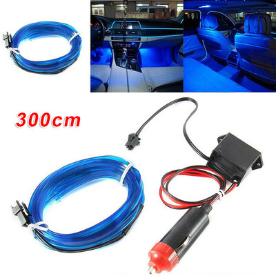

Universal Car Auto Interior LED Decorative Wire Strip Atmosphere Cold Light Blue