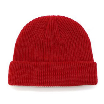 

10 Colors Solid Color Knitted Beanie Cap Winter Warm Brimless Skull Cap For Unisex Women Men