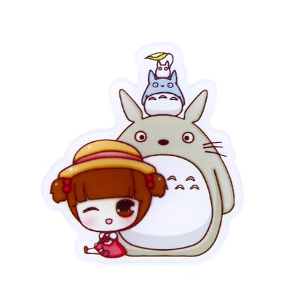 

1 PCS Japan Anime Brooch Cartoon Totoro Brooch Icons On Backpack Acrylic Badges Pin Badges for Clothes Backpack Decoration