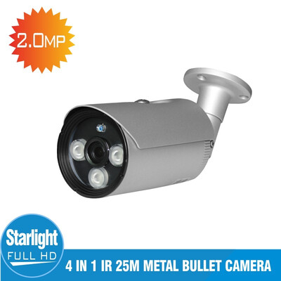 

20MPAHD Security CCTV Camera 36mm Fixed Lens Metal Case ICR 30EA Infrared LED Infrared Distance 25M 1080P 4 In 1 HD Infrared Bul