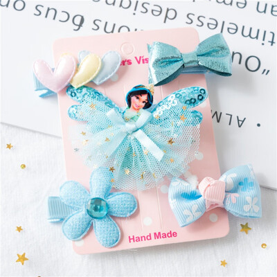 

Kids Baby Girls Sweet Hair Clips Cute Cartoon Design Hairpin Set Children Hairpin Princess Hair Accessories