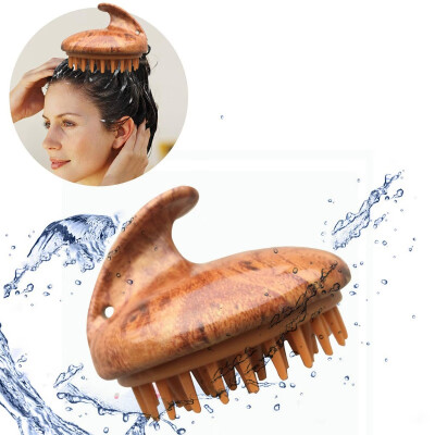 

Spa Slimming Hair Shampoo Brush Silicone Head Body Scalp Comb Shower Bath Brush Props Hair Washing Comb Tool Set