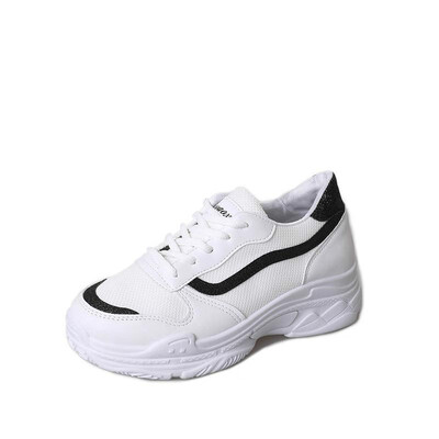 

New 2019 Women Sneakers White Black Pink Platform Womens Casual Shoes Ladies Basket Femme Trainers Zapatillas Deportivas Mujer