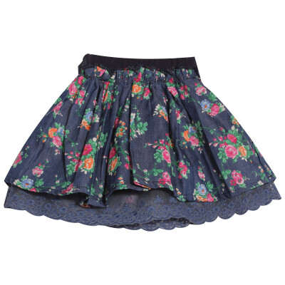 

3-12 Years Girls Casual Summer Novelty Fashion Adorable Lace Floral Skirt Children Girls Skirts