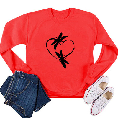 

Tailored Women Printing Round Neck Long Sleeve Casual Blouse Sweatshirt