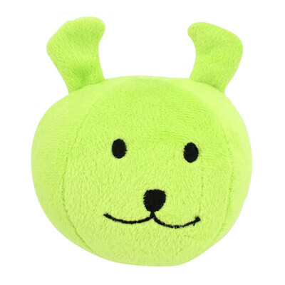 

Interactive Dog Toy Pet Dog Bite-resistant Chew Toy Plush Ball Shaped Squeaky Toy For Training IQ Toy YellowBlueRedGreen