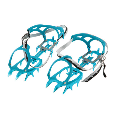 

14-point Super-lightweight Semi-rigid Crampons Aluminum Alloy Crampon Traction Device Mountaineering Glacier Travel