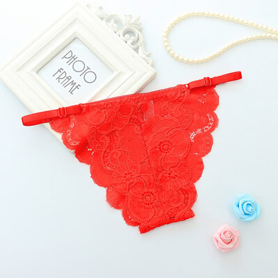 

Women Free Size Cotton Lace Thong G-string Lace Sexy Underwear Womens Panties Low Waist string Lingerie Intimates Thongs