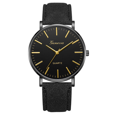 

〖Follure〗Fashion Simple Casual Mens Watch Business Leather With Strap Mens Watch