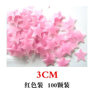 

2018 100pcspack Home Wall Glow In The Dark Star Stickers Decal Baby Kids Room
