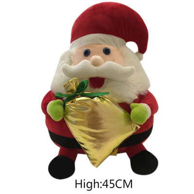

Christmas Party Supplies Cute Santa Claus Plush Doll Activity Gift Pendant Christmas Decoration for home