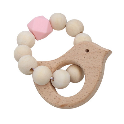 

Cute Wooden Animal Stringing Beaded Children Learning Education Photography Props Products Kid Toy for Festival Party Decoration