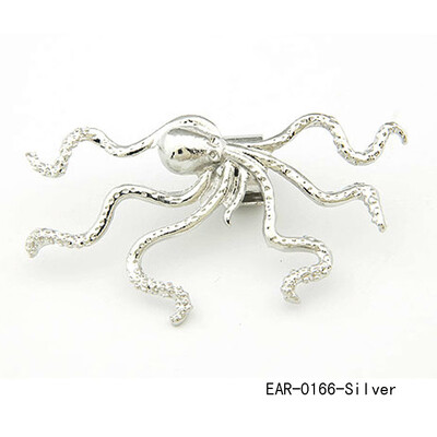 

Ear Clip Earring Women Jewelry 1PC Gold Silver Octopus Ear Cuff Hook Non Pierced