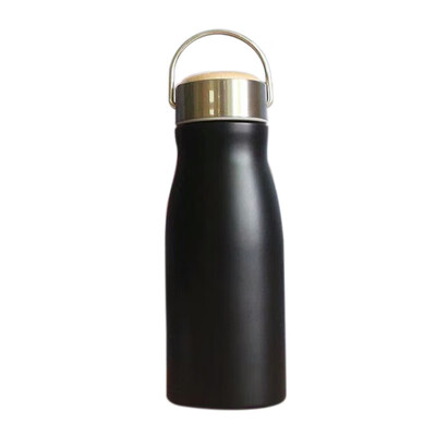 

Household Practical Stainless Steel Thermos Flask Outdoor Portable Sports Vacuum Water Bottle With Handle