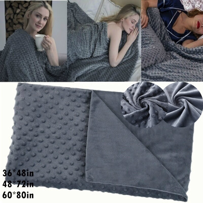 

2020 New Warm Blanket Double-sided Cotton Blanket Grey Blanket Which Can Decompress Help Sleep&Relieve Anxiety