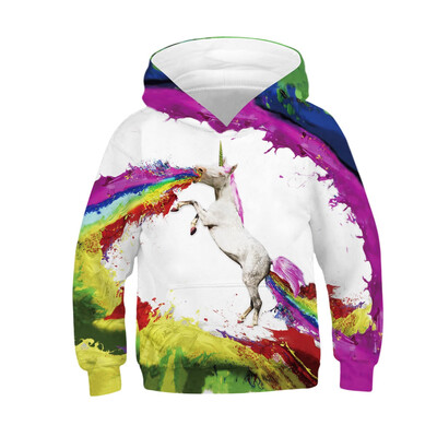 

AOWOFS new 3D digital printing Plus size mens Hoodies parent-child pullover Kids sweater womens hoodie QYDM012-TZ062