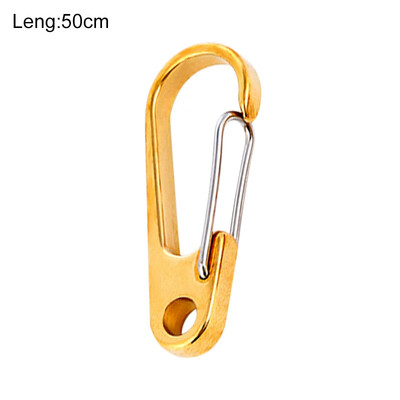 

EDC Gear Carabiner Copper Hang Buckle Survival Key Chain Clip Camping Travel Tools Quick Release Climbing Carabiner Clip