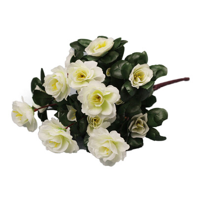 

Gobestart Artificial Bouquet Simulation Of Azalea Safflower Home Wedding Decoration