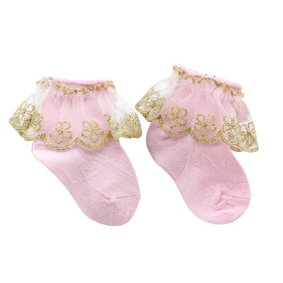 

New Summer Baby girl Socks Newborn lace Girls Cute Toddler Anti-slip Socks 0-12 Months