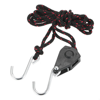 

Kayak Canoe Boat Pulley Rope Lock Bow Stern Tie Down Strap Adjustable Rope Hanger with Hook 30m