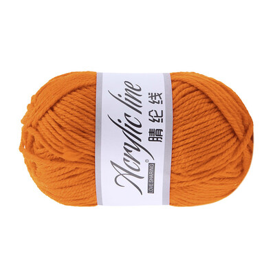 

Toponeto 50g Chunky Wool Roving Scarf Knit Wool Yarn Thickness Warm Hat Household A