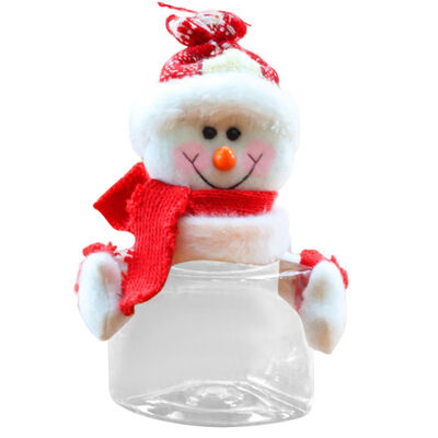 

Christmas Candy Box Cartoon Santa Elk Snowman Candy Box Plastic Can Gift Cookie Snack Storage Box